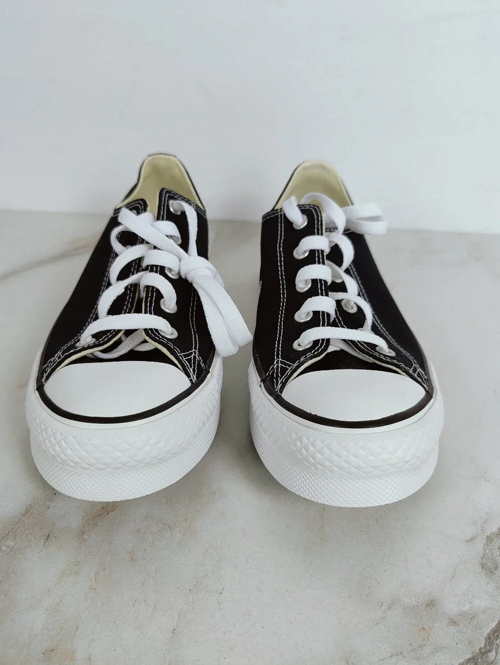 NIB Converse CT All Star Lift Kids' Black Canvas Platform Sneakers, Sz 6